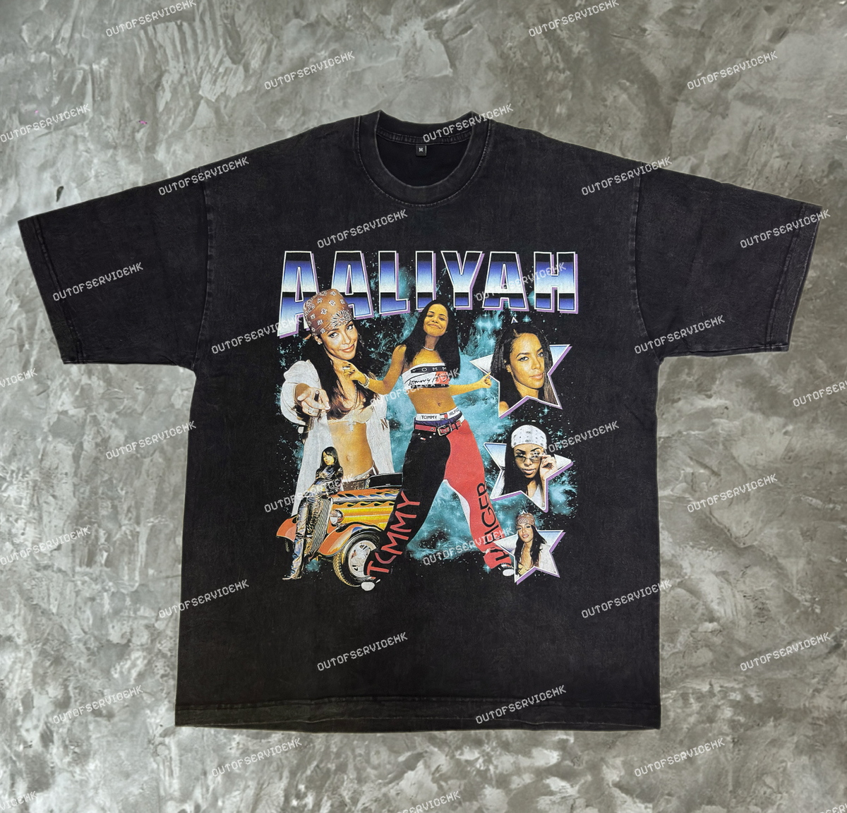 (BUY 2 GET 2 FREE !!!) (買2送2) NBA/RAPPER Washed Tee