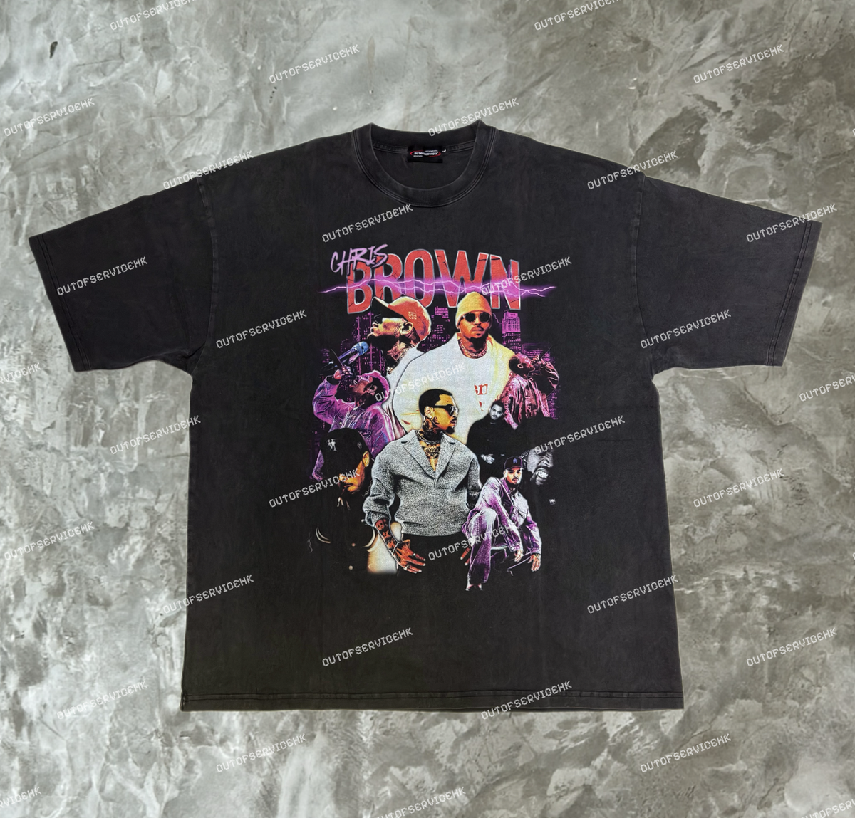 (BUY 2 GET 2 FREE !!!) (買2送2) NBA/RAPPER Washed Tee
