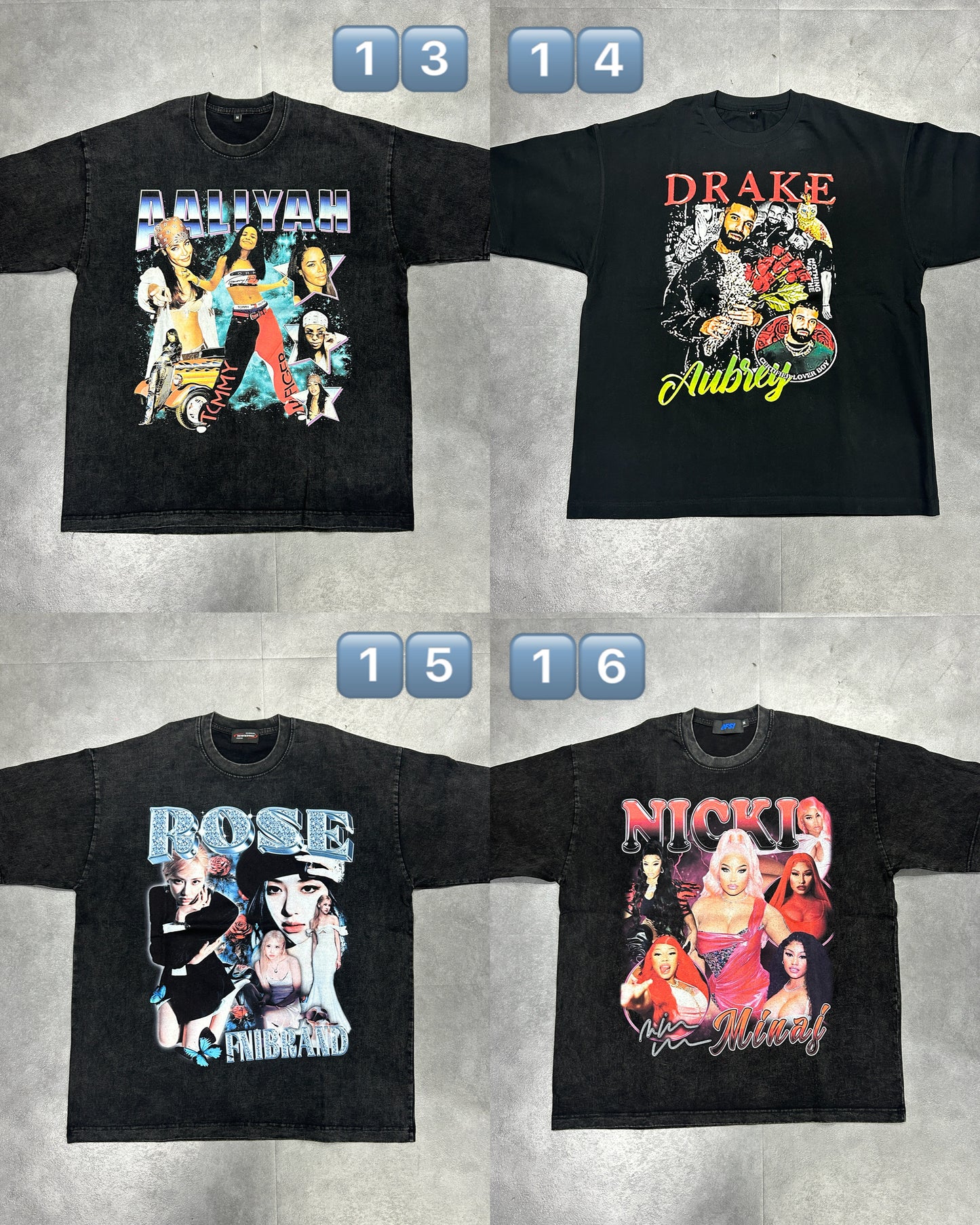 (買2送2) Rapper/Kpop/NBA/Football Tee