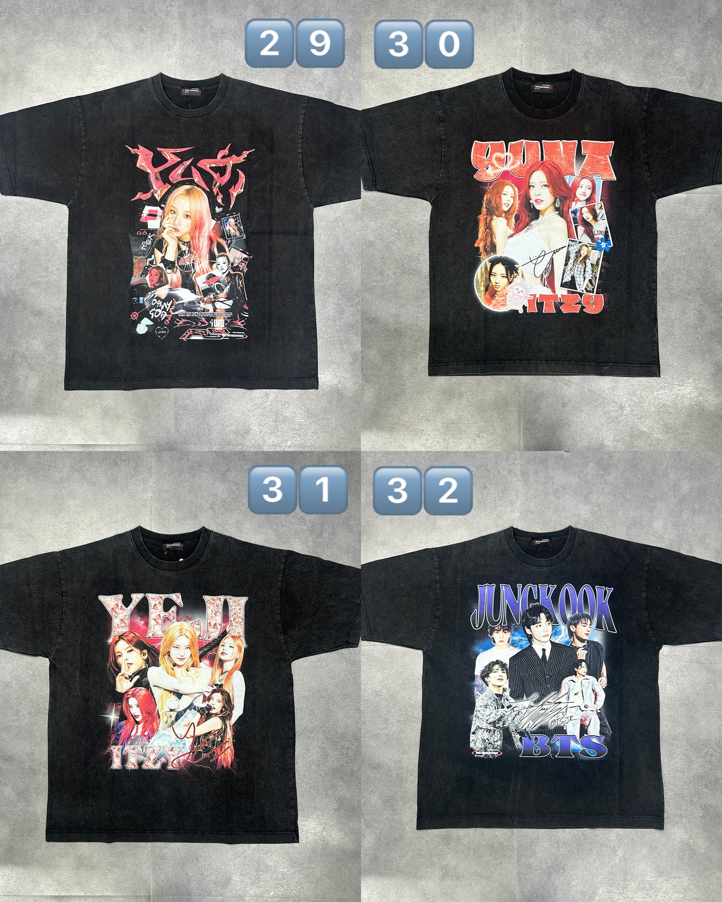 (買2送2) Rapper/Kpop/NBA/Football Tee