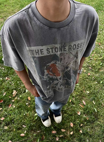 PSYCHO DESIGN Stone Roses tee