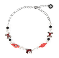Salute academy Red Puppet angel necklace