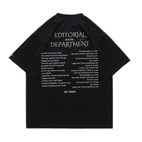Editorial Department flame tee